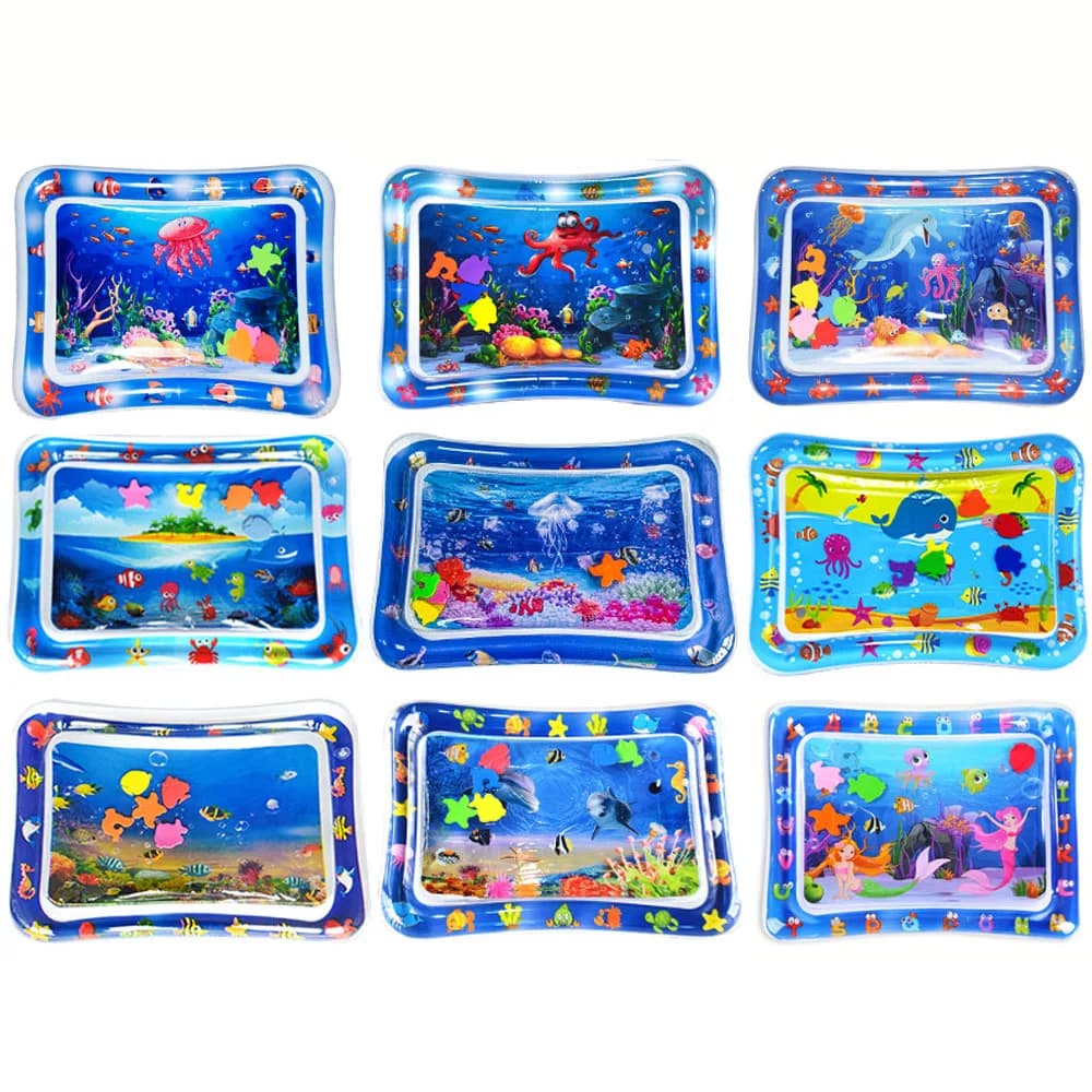 1pc Inflatable PVC Playing Mat Baby Play Water Mat Toddler Pad Kids Early Education Activity Toys Mat Cushion Gift