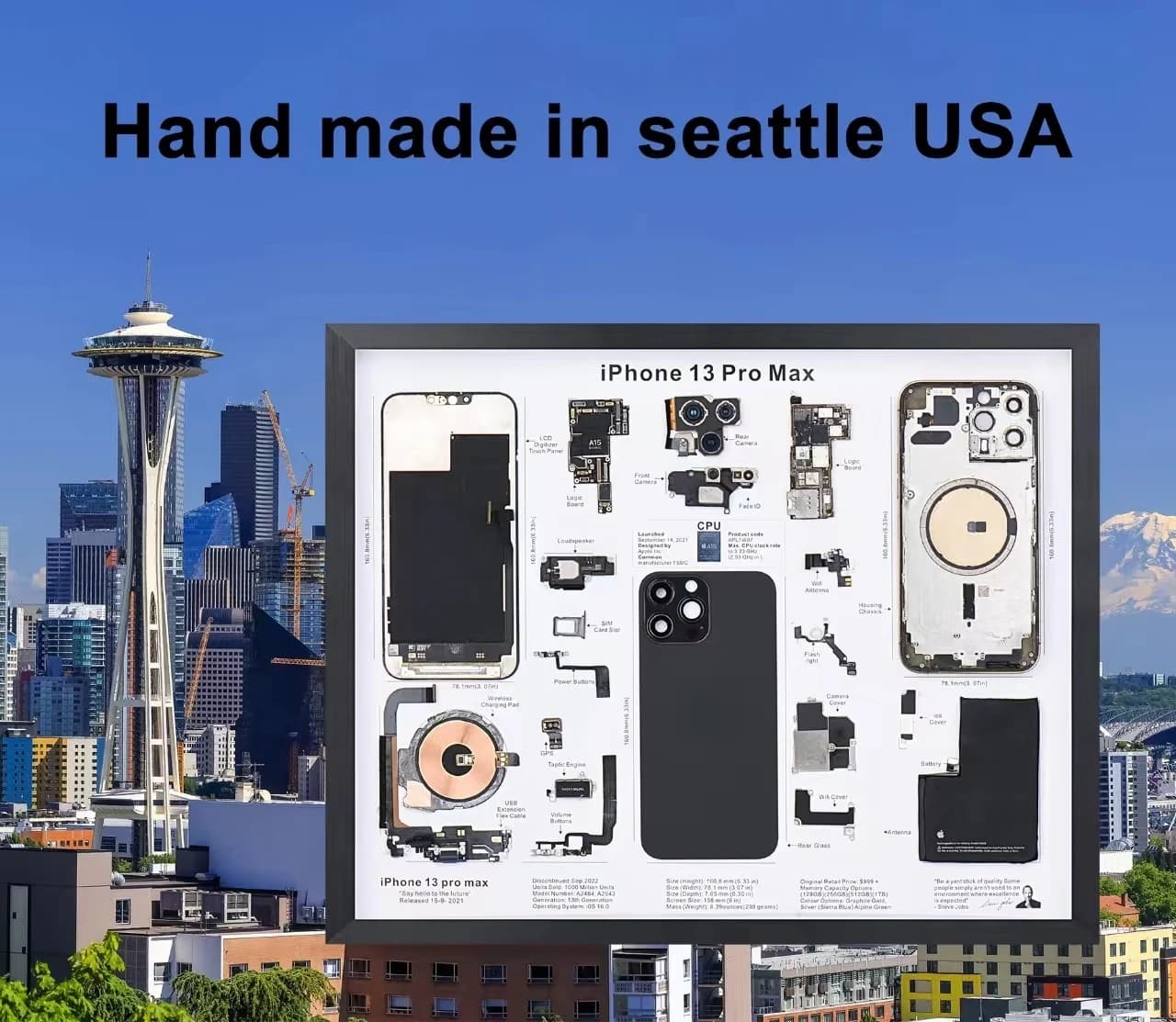 Art for iphone 13 Promax generation parts display old mobile phone display old mobile phone rationing disassembly display