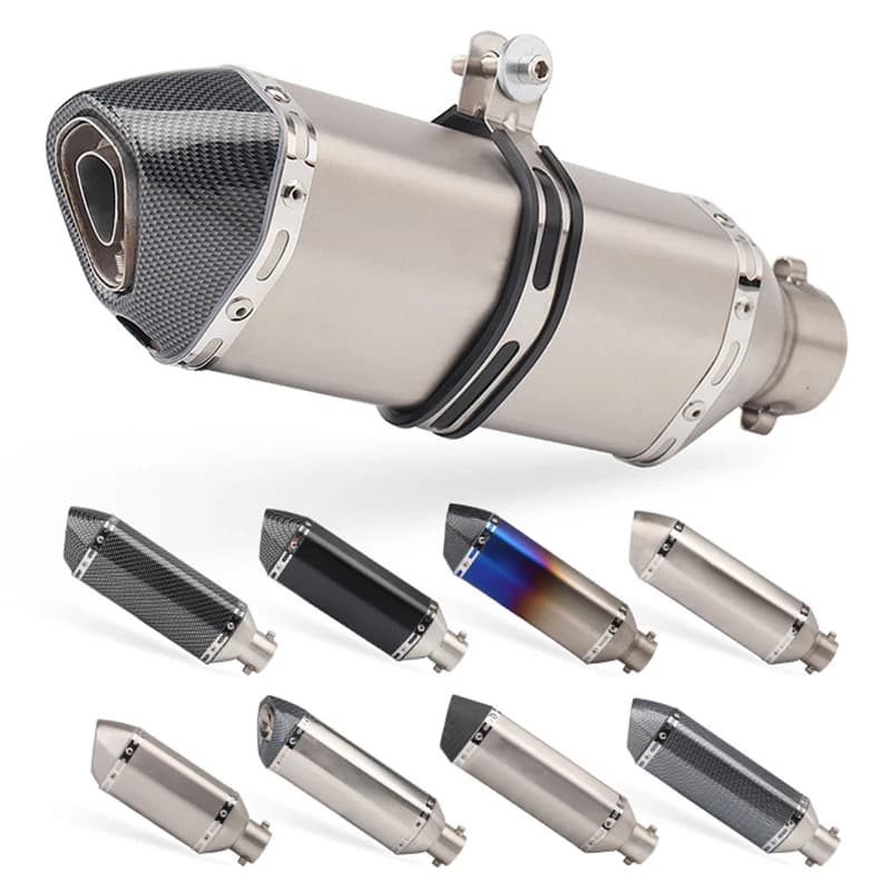 Motocross Muffler For Motorcycle Exhaust DB Killer Honda dio 34 goldwing 1800 cg 125 x4 hornet 600 shadow vt1100 crm 250