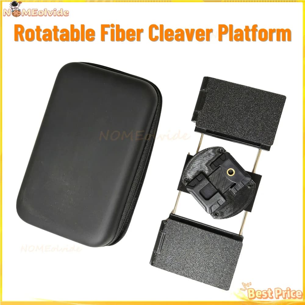 Cleaving Workstation - Integrated Storage And Rotatable Fiber Cleaver Platform