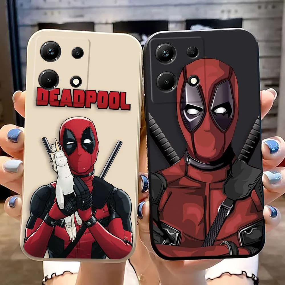 Cool Deadpool Phone Case For Infinix TECNO CAMON 17 15 16 POUVIOR 4 NEO SPARK 10 6 GO 7 7T F6P 30C LC7 POWER2 PRO PREMIER 5G