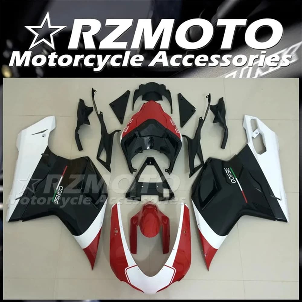 Injection Mold New ABS Fairings Kit Fit for Ducati 848 1098 1198 Evo 2007 2008 2009 2010 2011 2012 Bodywork Set Cool Red