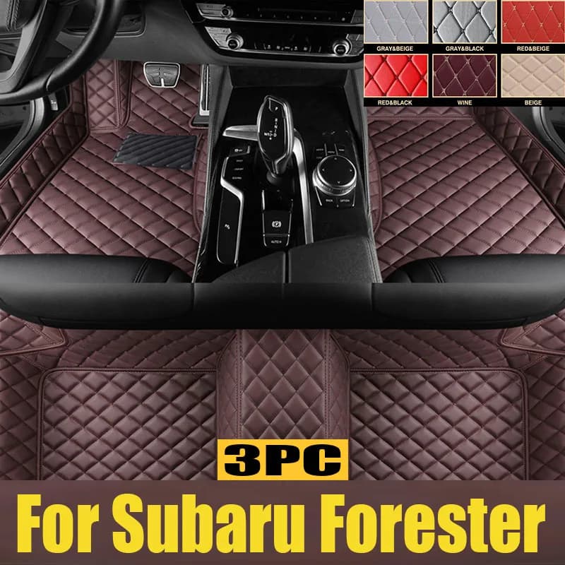 For Subaru Forester 2024 2023 2022 2021 2020 2019 Car Floor Mats Auto Interiors Covers Carpets trunk mat Foot Waterproof Rugs