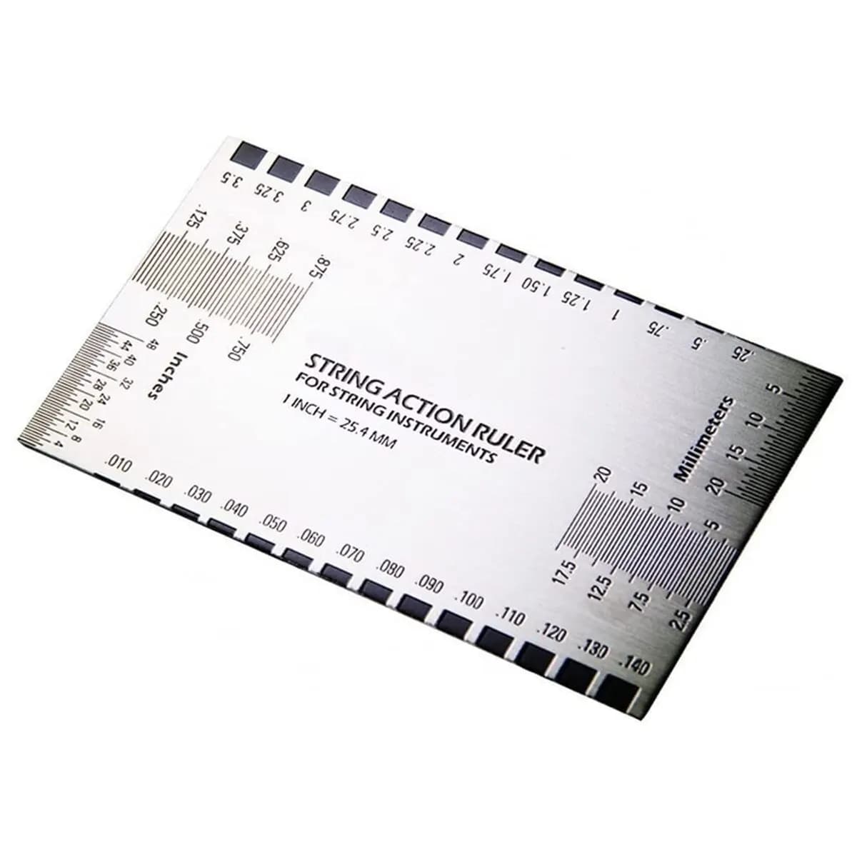 String Action Ruler Gauge Guitar Repairing Tool for Luthier Fit for Guitar Ukulele Bass Banjo Mandolin