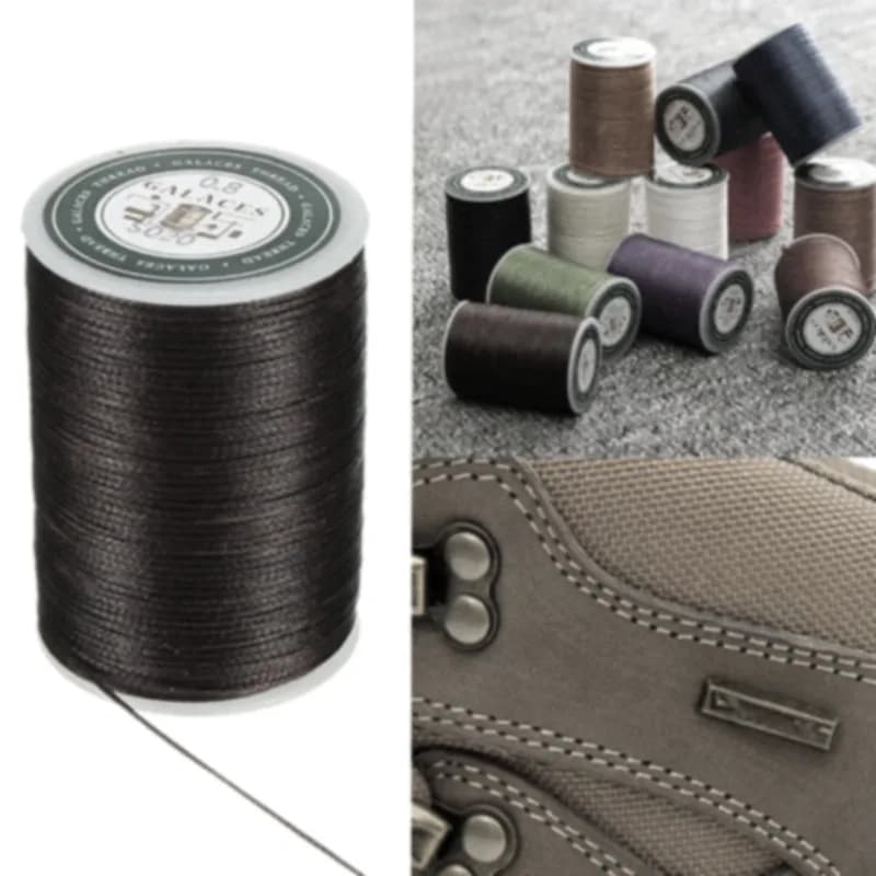 0.8mm 90m Waxed Thread Repair Cord String DIY Handmade Sewing Leather Wax Stitching Thread for Case Arts Handicraft Accessories