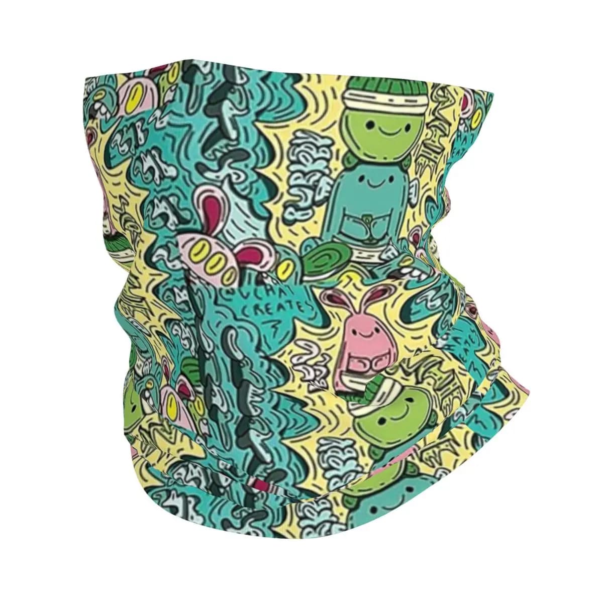 Zhc Zack Bandana Neck Gaiter Printed Wrap Mask Scarf Multifunction Headband Cycling Unisex Adult Washable