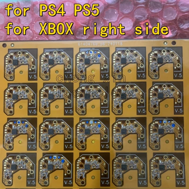 15PCS/LOT PS4 PS5 XBOX Wireless Controller Module Hall Effect Analog Joystick Calibration Boards V5 V51 V5.2 Driver PCB Elite 2
