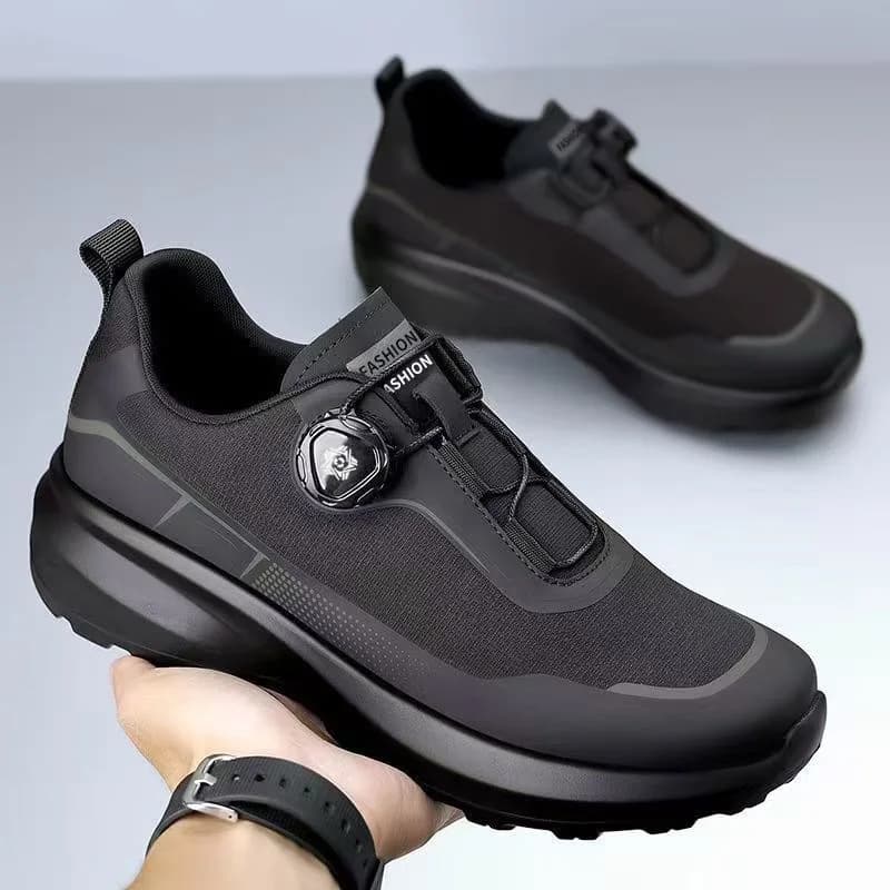 Fashion Casual Men's Shoes Designer Rotating Buckle Men Sneakers Thick-Soled Comfortable Outdoor Walking Shoes Zapatillas Hombre