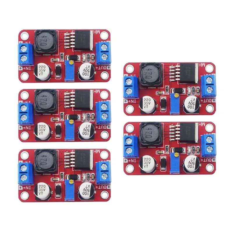 5PCS XL6019 DC-DC Step Up Power Module DC-DC Boost Volt Converter Adjustable Power Supply Output 3V-40V To 5V-45V Power Supply