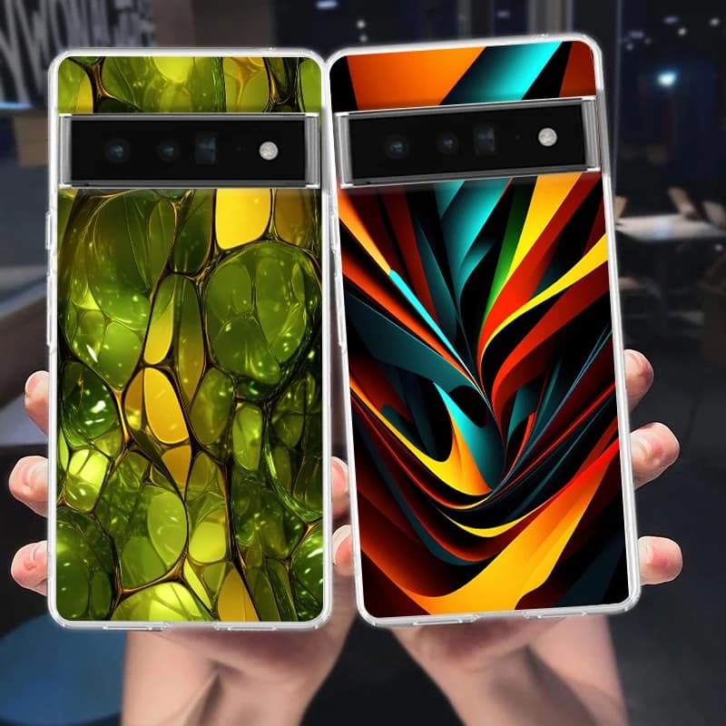 Beautiful Art Phone Case Cover for Google Pixel 8 7 6 5 4 4XL Shockproof Silicone 7A 6A 5A 4A 3A 3AXLPro 5G Transparent Shell