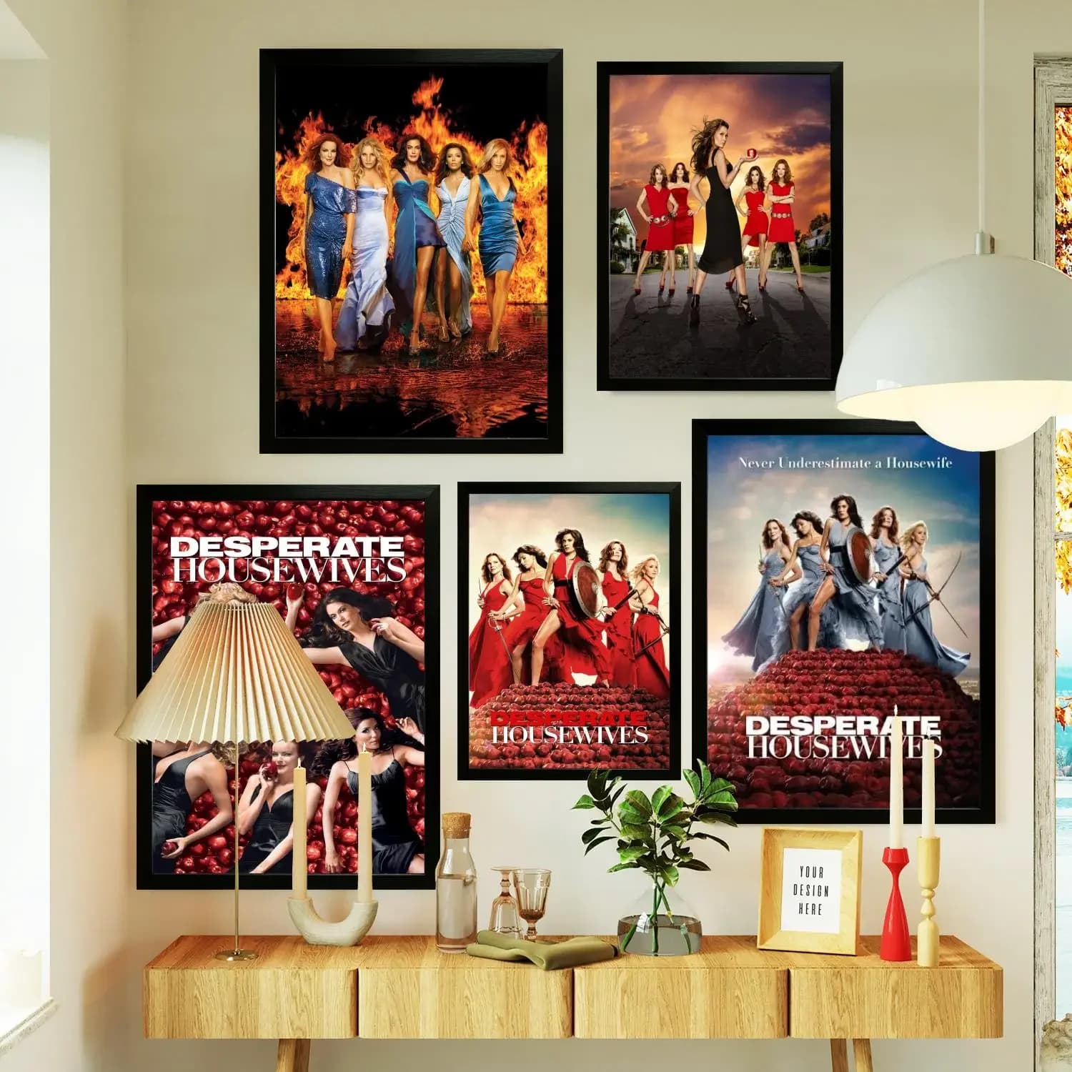 desperate housewives Poster Prints Wall Art Canvas Painting Poster For Modern Family Living Room Home Decor