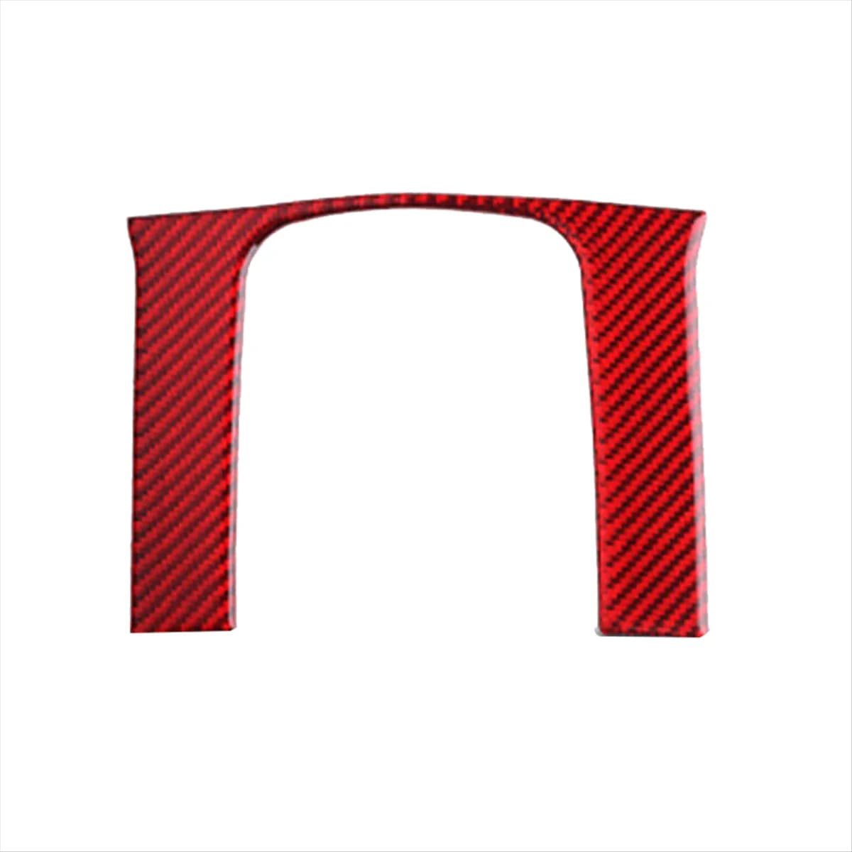 ABS Red Carbon Fiber Gear Shift Cover Trim Panel Decor Sticker for Honda Civic 10Th Gen 2016 2017 2018 2019