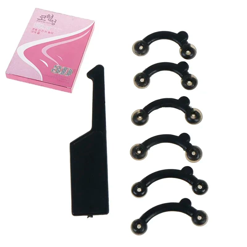 6Pcs/Set Beauty Nose Clip Corrector Massage Tool Nose Bridge Straightening No Pain Up Lifting Shaping Clip Clipper Shaper