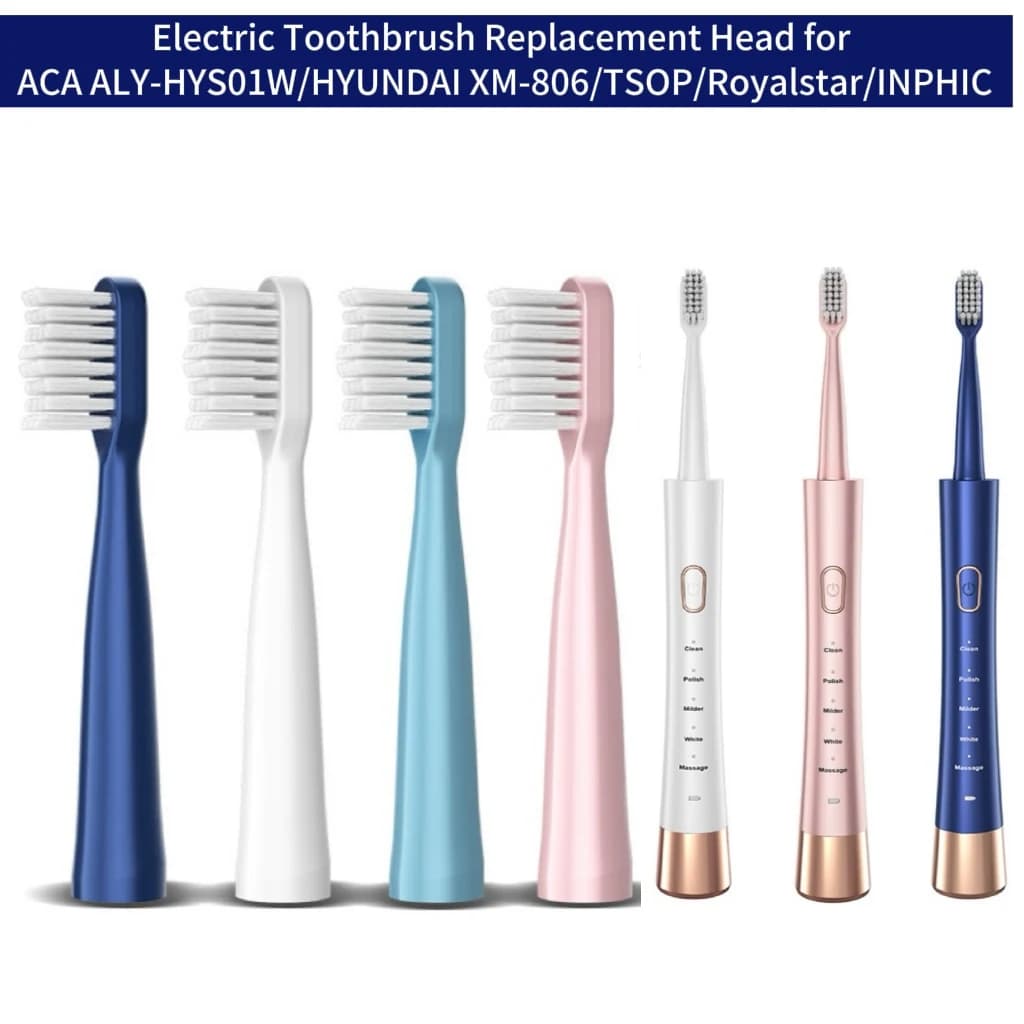 Replacement Toothbrush heads For Jianpai S12/HYUNDAI XM-806/ACA ALY-HYS01W/TSOP/Royalstar/INPHIC Electric Toothbrush Bristles