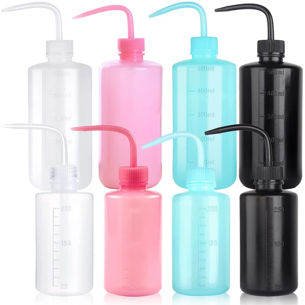 250/500ml Tattoo Bottle Microblading Supplies Diffuser Wash Squeeze Bottle Lab Non-Spray Convenient Supply Cups Tattoo Accessory
