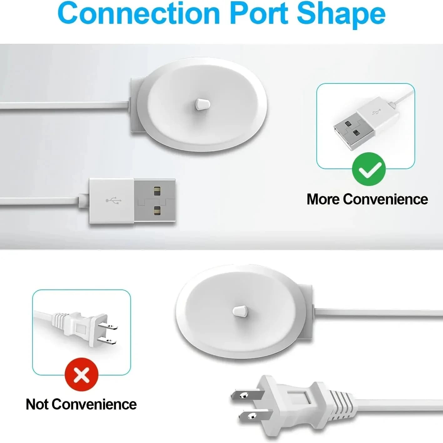1pc Electric Toothbrush Replacement Charger For More Safety Compatible with Most Oral B Toothbrush