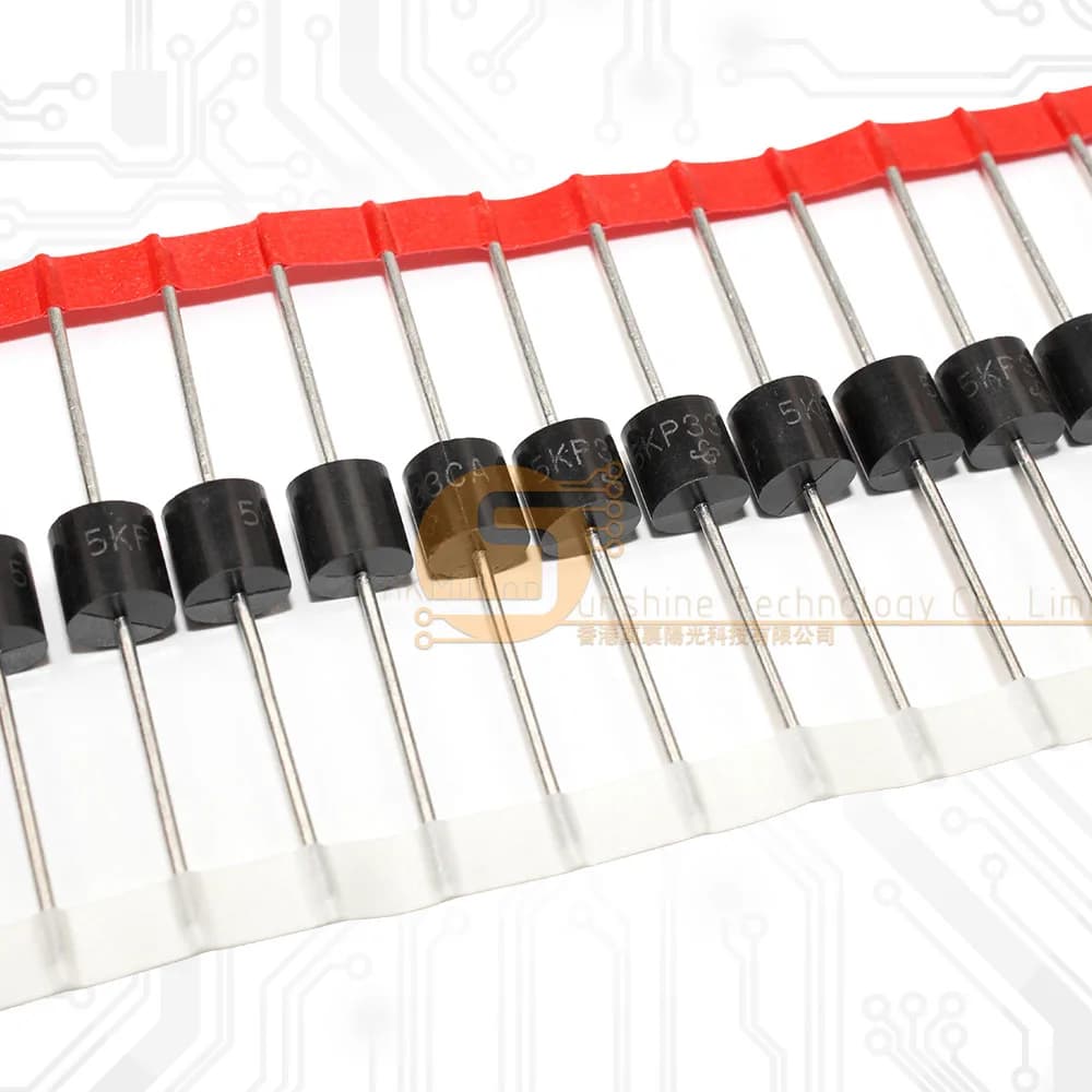 New 30pcs/lot 5KP30A 5KP30CA 5KP33A 5KP33CA 5KP36A 5KP36CA 5KP40CA 5KP48A 5KP48CA R-6 Original TVS Transient Suppression Diode