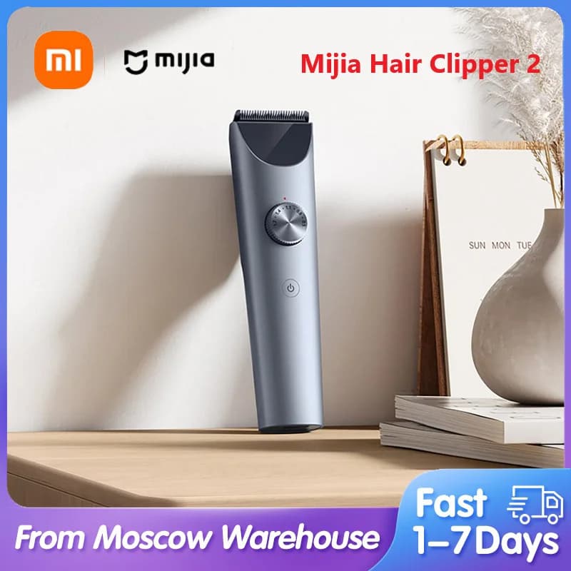 Xiaomi Hair Clipper 2 Man Hair Trimmer Professional Beard Cut Machin IPX7 Waterproof Wireless Haircut Machine Mijia Clipper 2