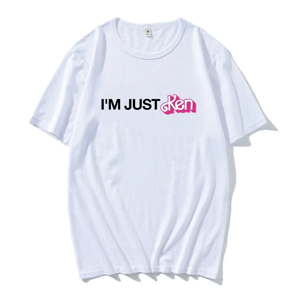 I'm Just Ken RyanGosling T-shirts Summer Women Men Streetwear Tee-shirt Short Sleeve Cotton Comfortable Tshirt Aesthetic Clothes