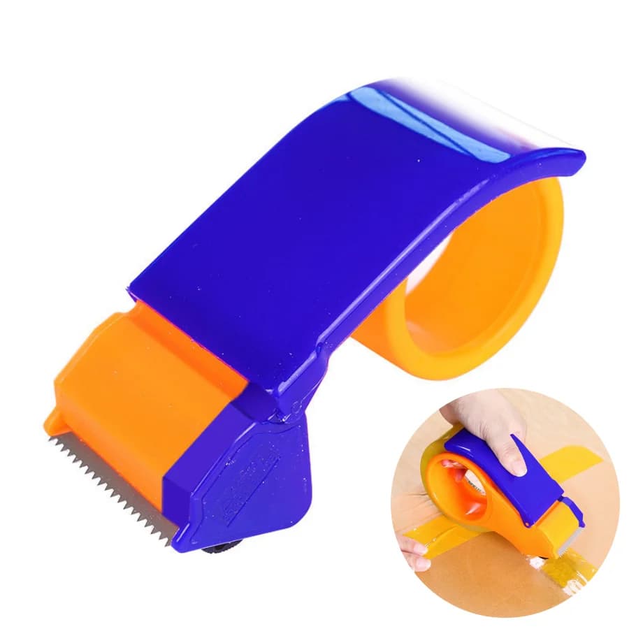 Plastic Sealing Packer Tape Dispenser Packaging Parcel 48mm Width Roller Tape Cutter Sealing Tape Holder Manual Packing Machine