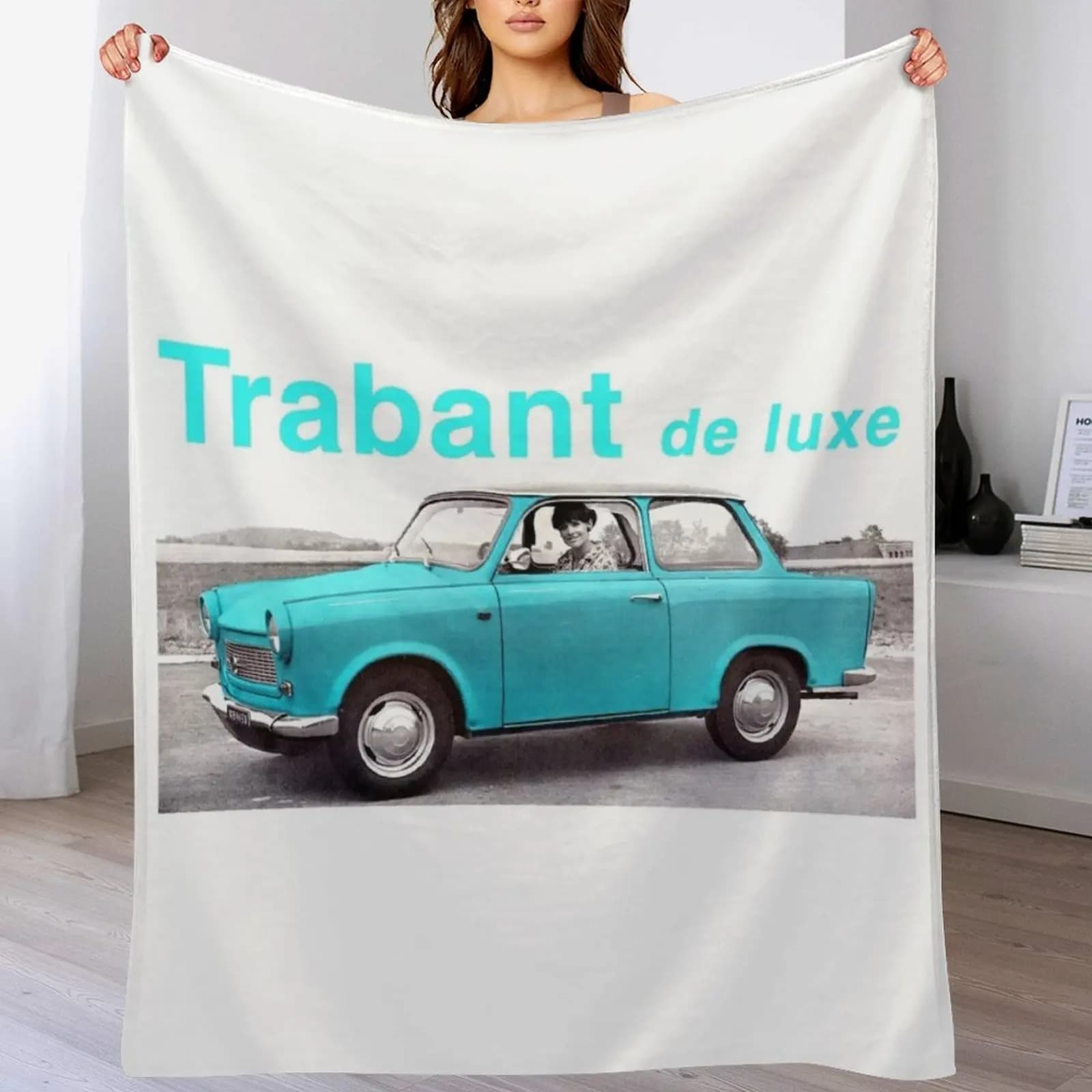 TRABANT DE LUXE Throw Blanket Shaggy Personalized Gift Soft Big sofa bed Blankets