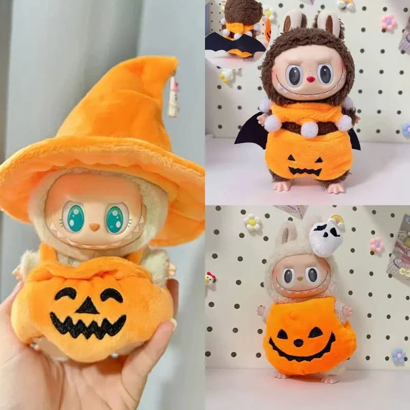 17cm Monster Labubu Dolls Only Clothes Fashion Little Clothes Hoodies Doll Toy Clothe Match Hoodie Lovely Accessories Gift Toy