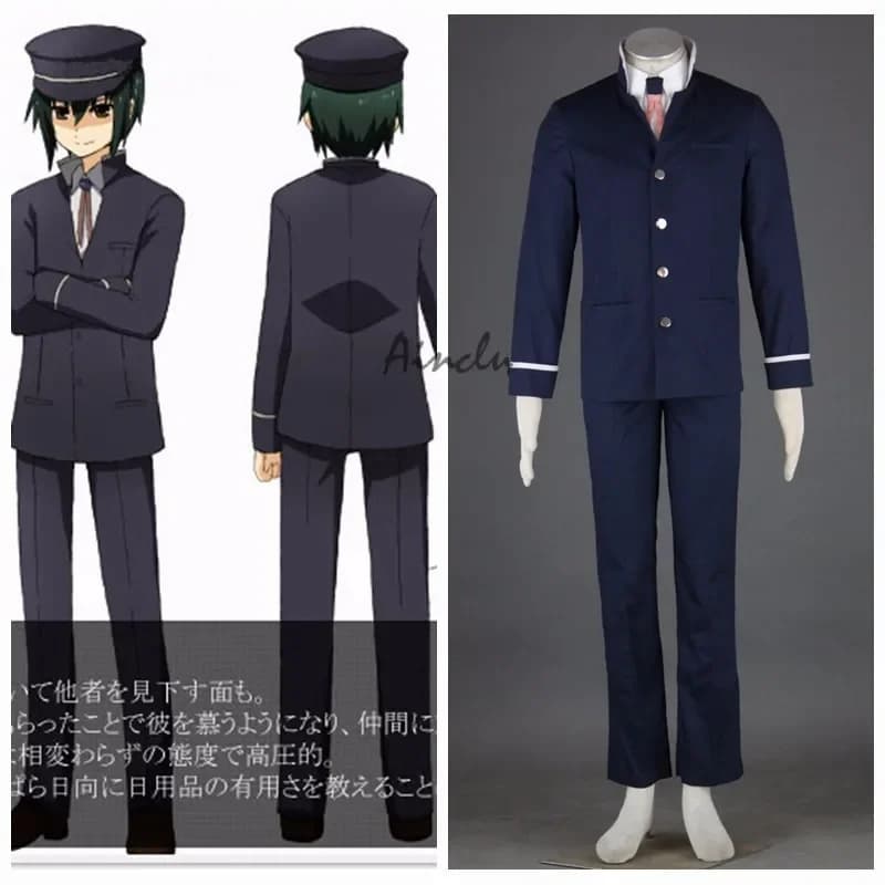 Customize for adults and kids Free Shipping Angel Beats! Anime Costume Naoi Ayato Halloween Cosplay Costume