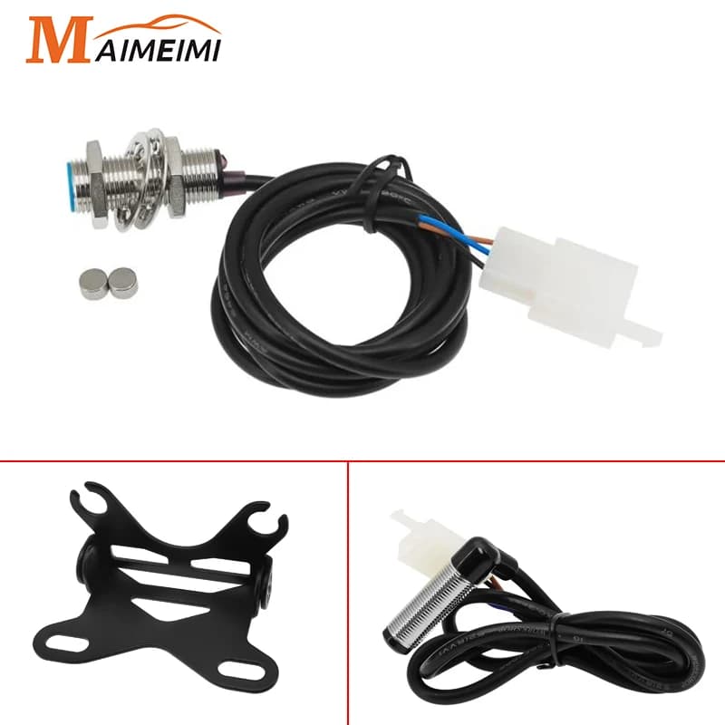 Motorcycle Meter Sensor Line Bracket Universal Odometer Speedometer Tachometer Sensor Instrument Cable Motor General Accessories