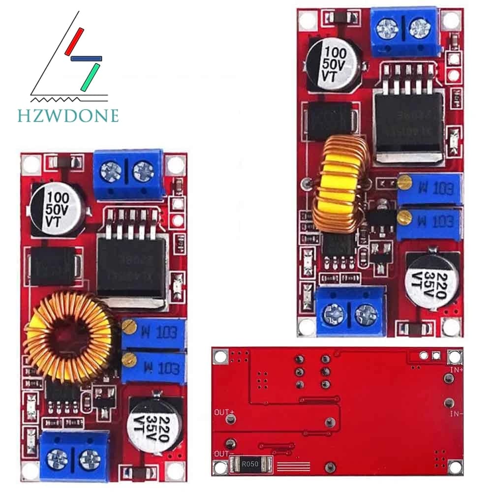 2PCS XL4015 5A DC-DC Converter 4-38V to 1.25-36V Adjustable Step-Down Module Led Power Converter Module XL4015 4~38v 96%
