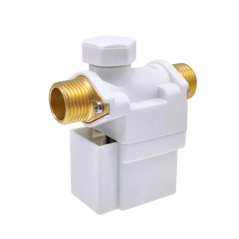 G1/2"Tee type Solar solenoid valve pilot type NC Controll the Solar water heater DN15 External screw thread