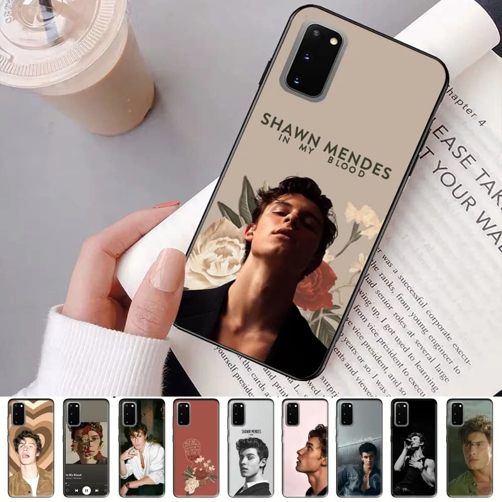 singer S-Shawn-Mendes Phone Case For Samsung S 9 10 20 21 22 23 30 23plus lite Ultra FE S10lite Fundas