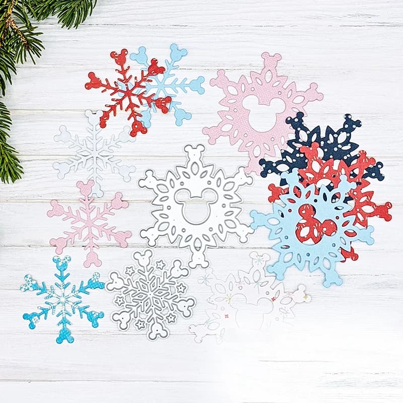 Snowflake Metal Cutting Dies Christmas Snowflakes Die Cuts For DIY Scrapbooking Embossing Paper Cards Crafts Making New 2024
