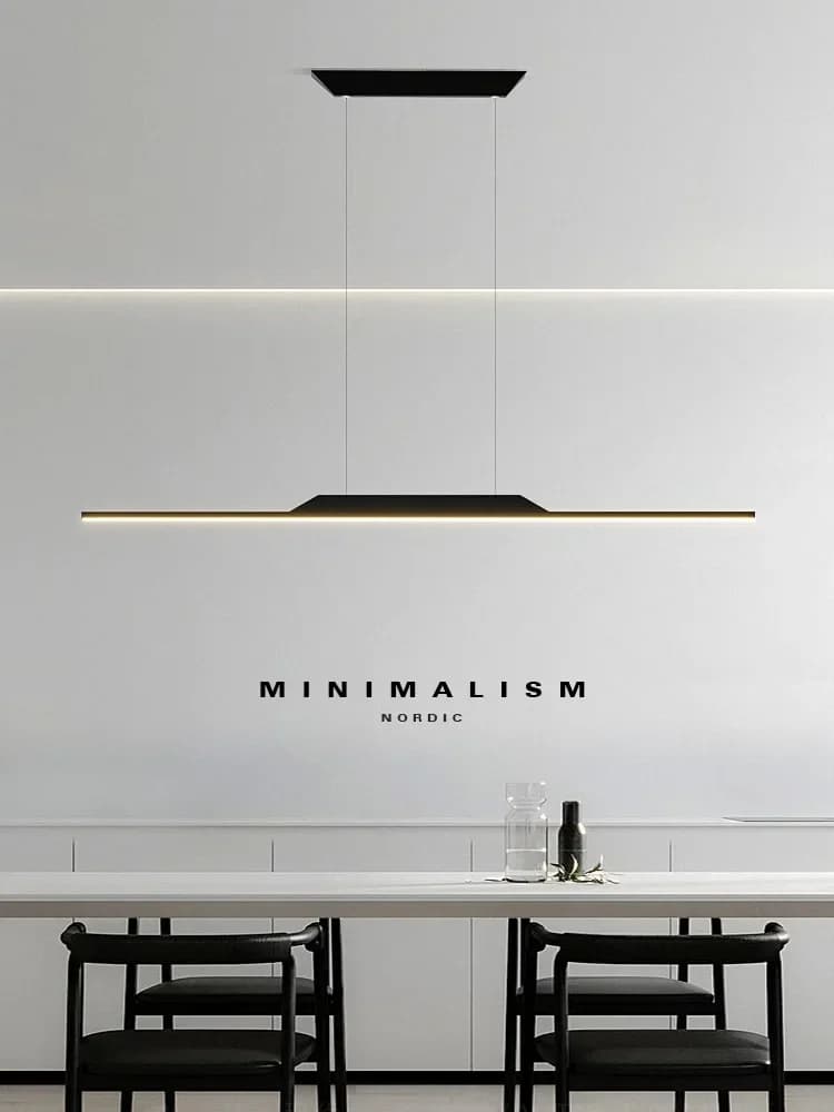 Pendant lamps Italian Minimal modern Studio one word long lights Restaurant Bar restaurant pendant