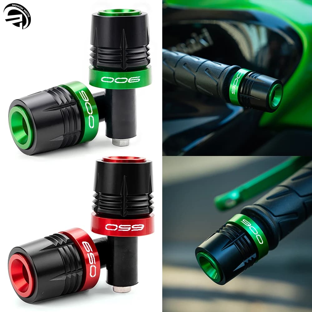For Kawasaki Z900 Z650 Z 900 Ninja 650 1000 Versys650 2017-2024 Motorcycle Accessories Handlebar Grips End Plugs Caps Sliders