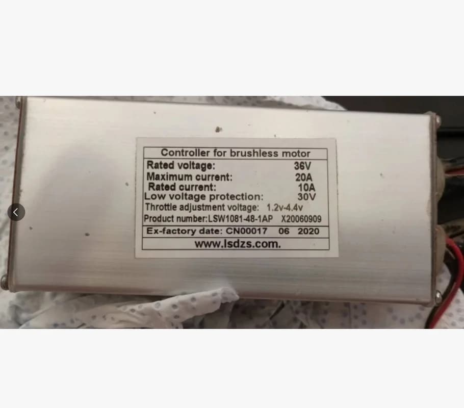 LSW1081-48-1AP BRUSHLES MOTR CTROLLER 36V 20A Updated Prts Electric Bicycle Access 5S Engwe Engine pro upgraded vers