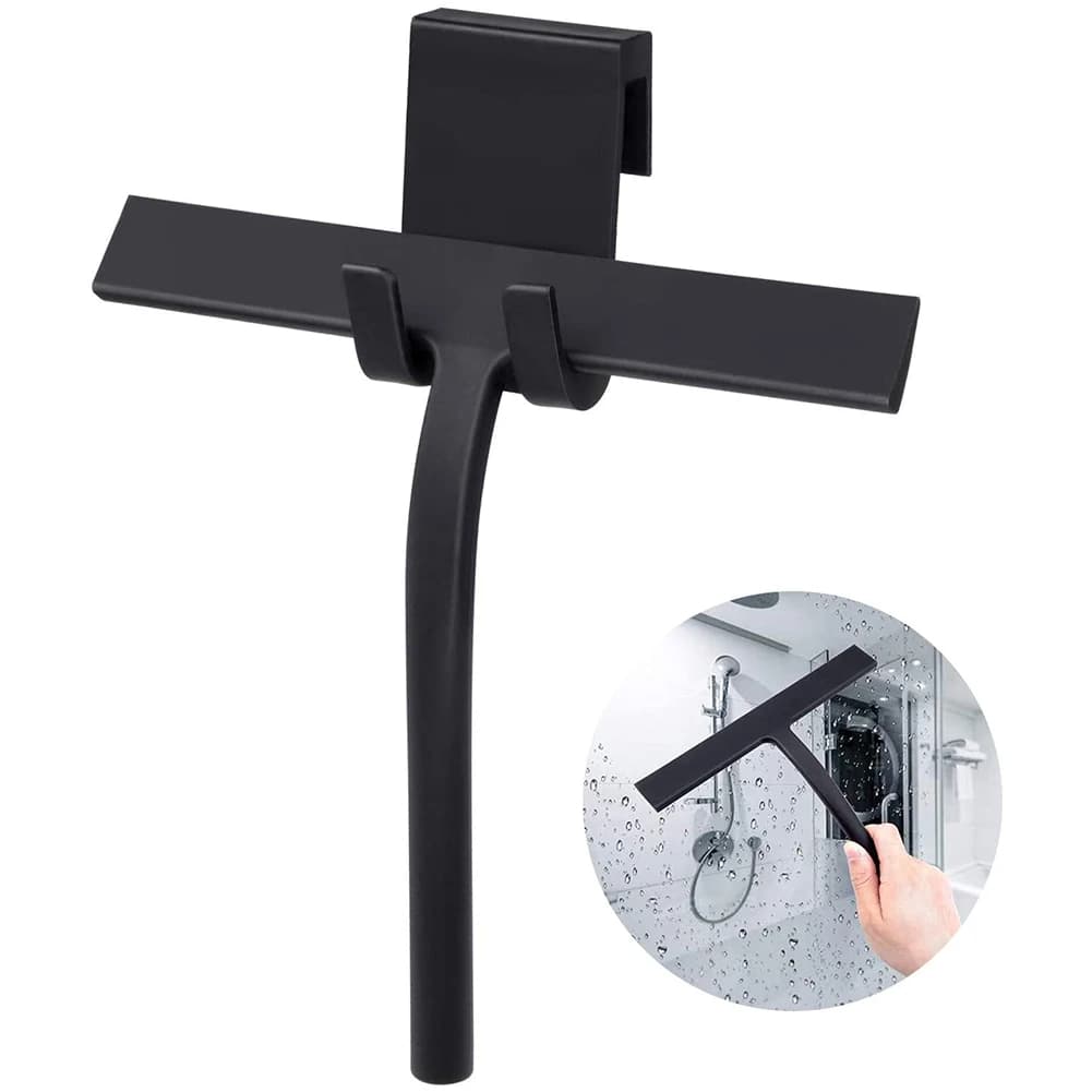 Shower Squeegee Glass Wiper Scraper Glass Cleaner Window Wiper Scraper Cleaning for a Shower Stall Bathroom Accessories