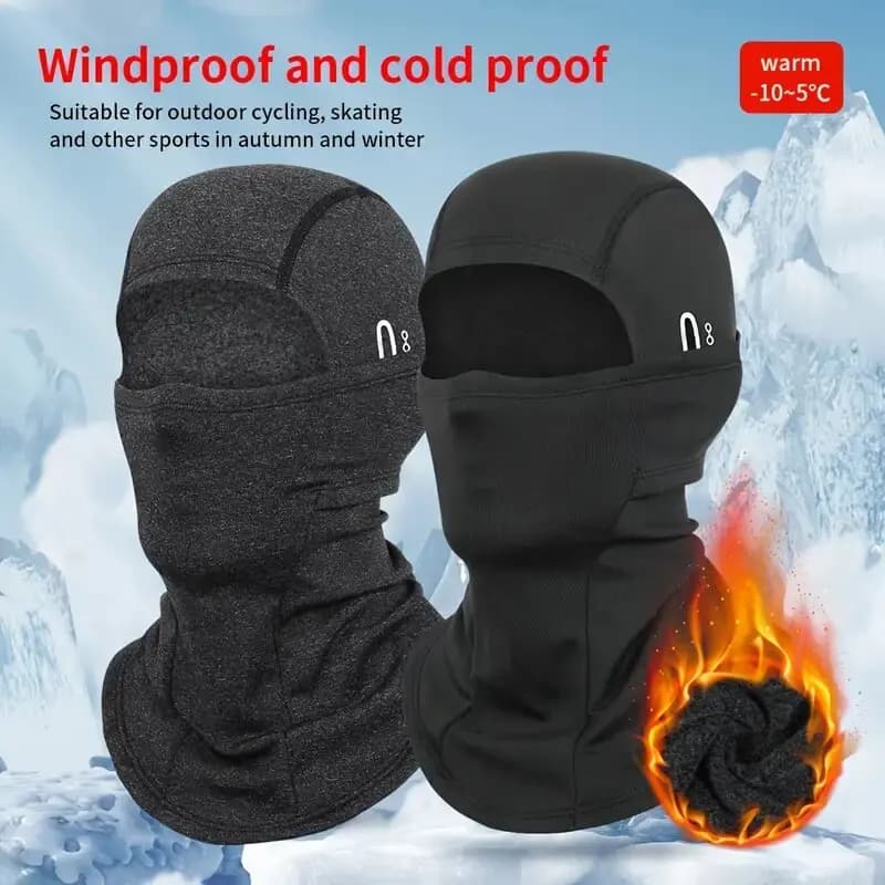 Thermal Winter Balaclava Cycling Full Face Mask Warm Outdoor Sports Motorcycle Ski Fishing Hunting Mask Fleece Scarf Cap Bandana
