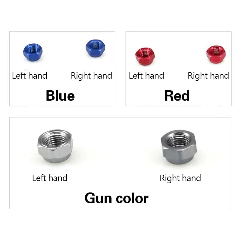 M7M8 Fishing Baitcasting Reel Nut Modified Colorful Fishing Reel Handle Nut Bait Casting Baitcast Reel For Left/Right Hand