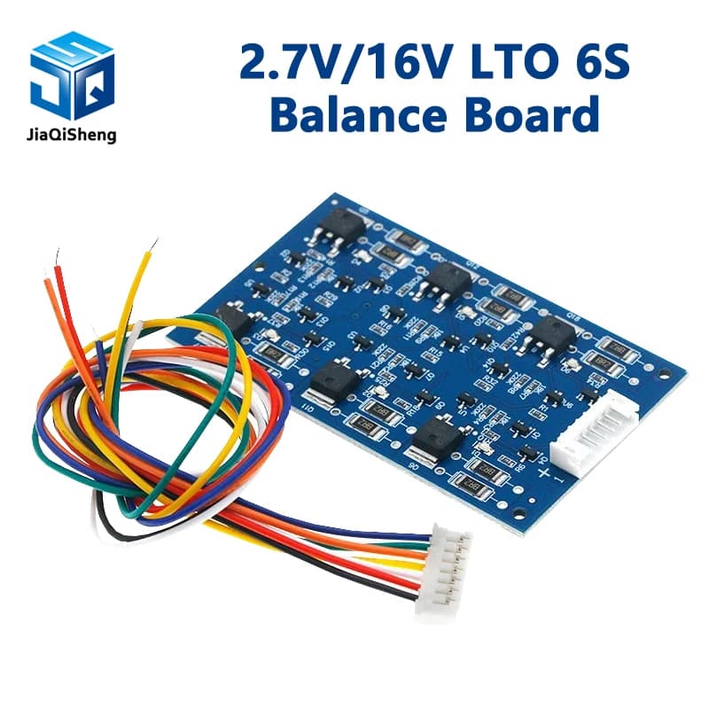 2.7V/16V LTO 6S Balance Board Equalization Circuit Lithium Titanate Battery/Super Farad Capacitor Protection Board