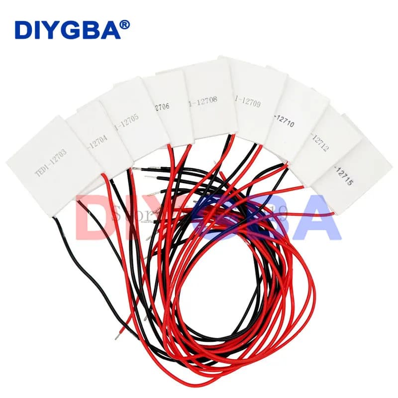 TEC1-12706 12703 12704 12705 12708 12709 12710 12712 12715 Thermoelectric Cooler Peltier 40*40MM 12V Peltier Elemente Module