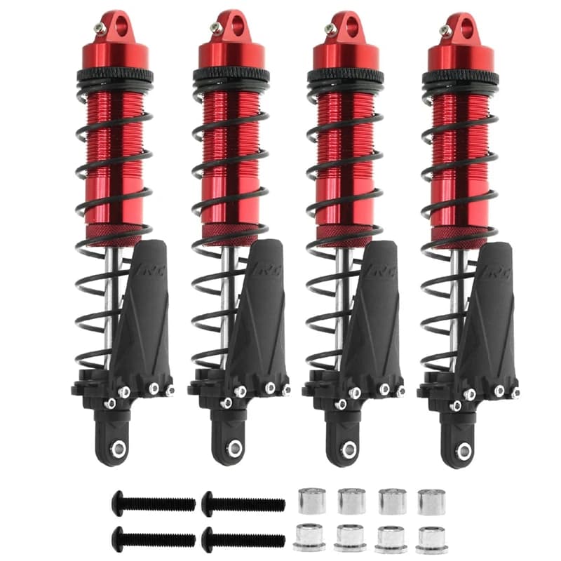 4PCS Metal 120Mm Shock Absorber Oil Damper For 1/10 RC Crawler Car Axial SCX10 AXI03007 RBX10 D90 TRX4