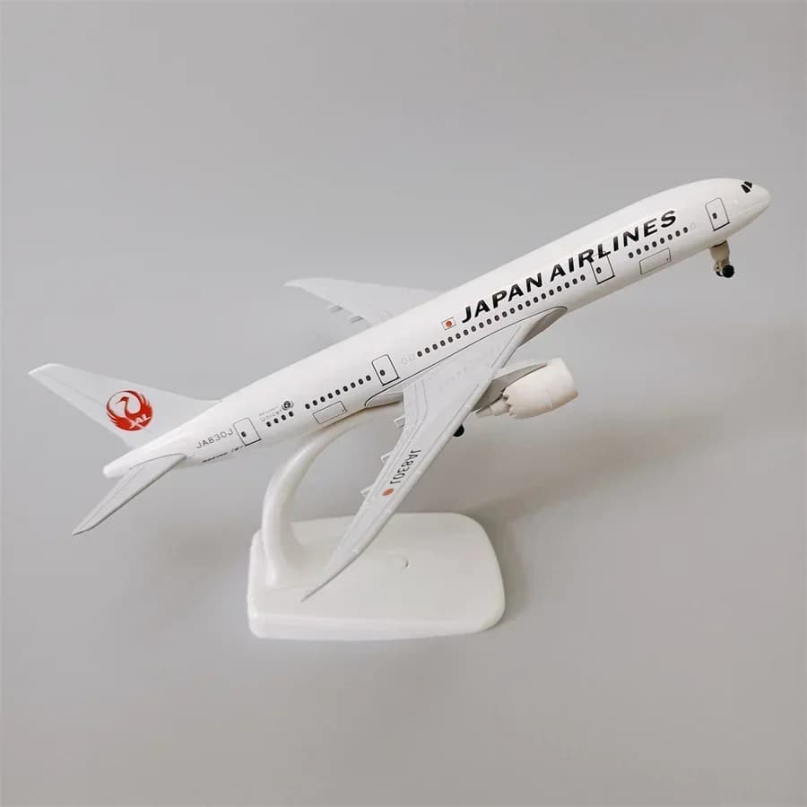 19cm Alloy Metal Air Japan Airlines Boeing 787 B787 Airways Diecast Air Plane Model Aircraft w Wheels AirPlane Model Aeroplane