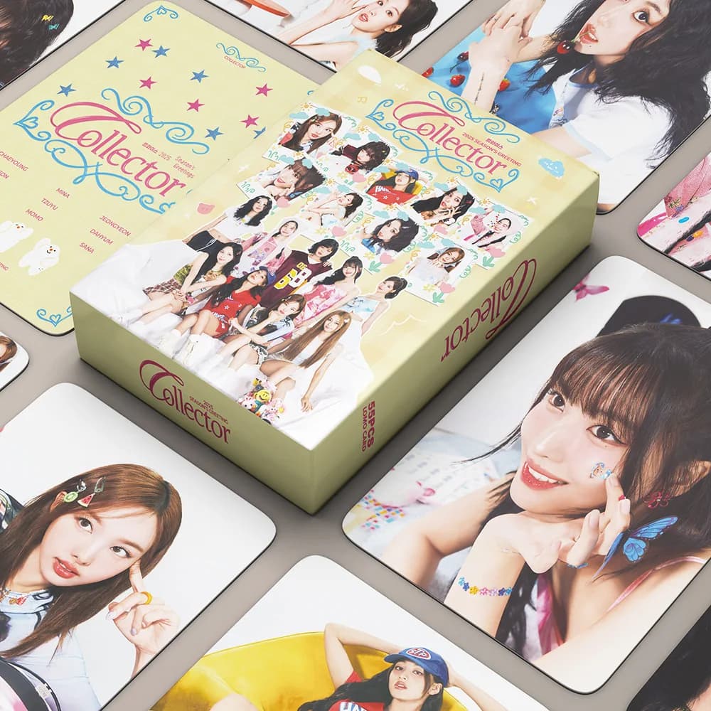 55pcs KPOP TWICE Lomo Cards 2025 COLLECTOR Photo Album Photocards for Fans Gift NEW High Quality