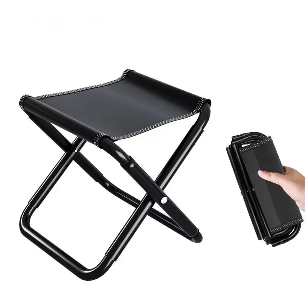 Portable Folding Chair Bench Fishing Stool Travel Camping Horse Stool Stools Train Subway Queuing Portable Stools Outdoor Tool