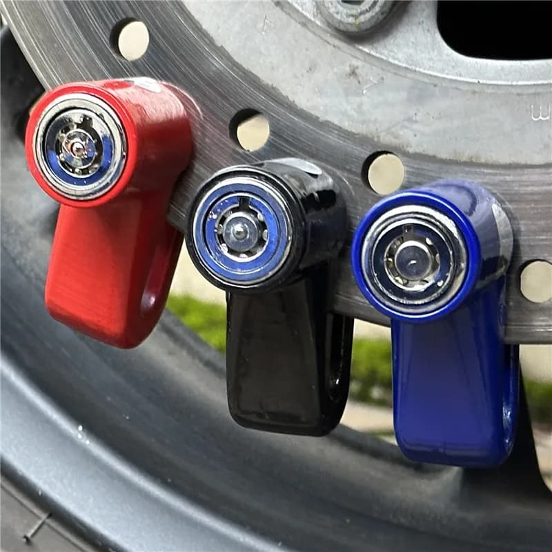 Bicycle Motorcycle Alarm Lock Safety Anti-Theft Disc Brake Alarm Aluminum Alloy Safety Anti-Theft bike Motorbike Accessories