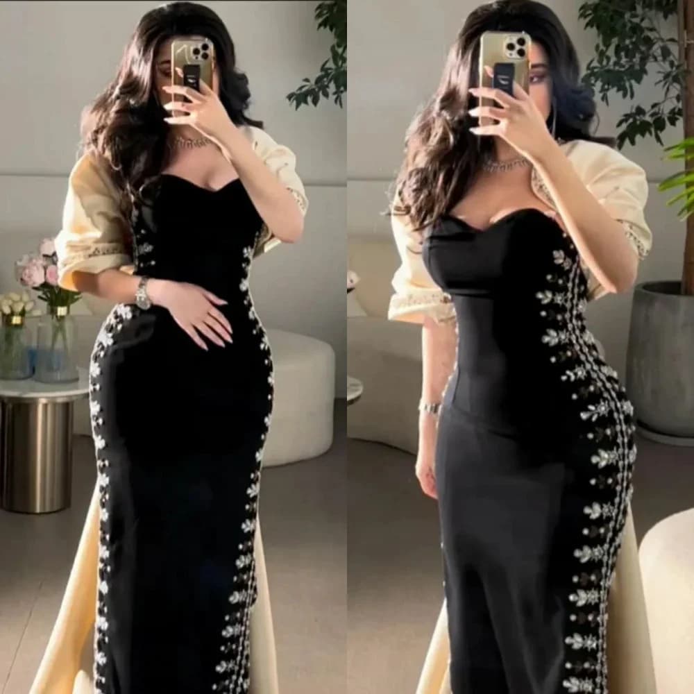 Customized Fashion Elegant Asymmetrical One-Shoulder Sheath Celebrity Dresses Beading Paillette / Sequins Anke length s Evening