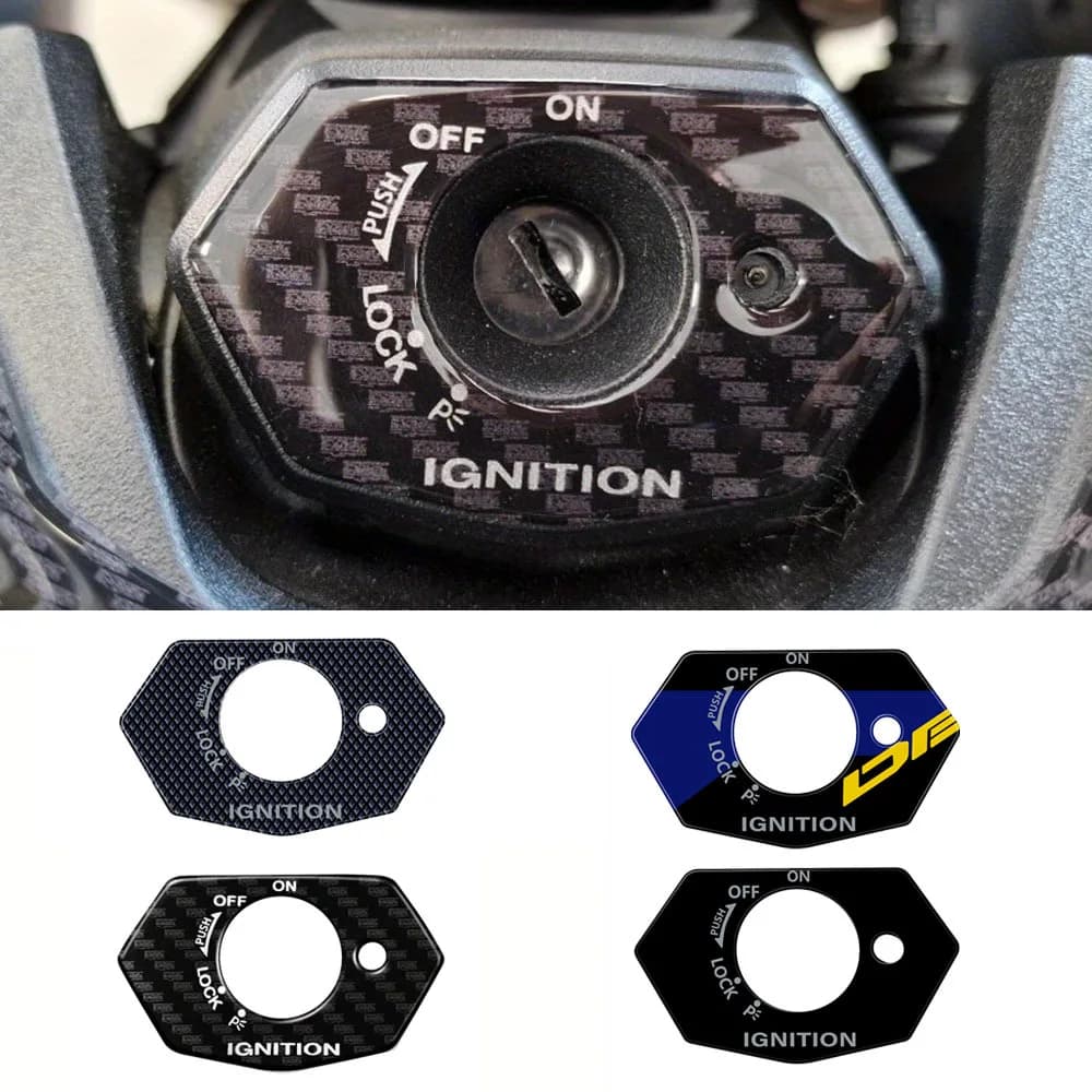 800DE 1000DE 1050DE 3D Resin Sticker For V-Strom GSX-S 1000GT GX GSR Key Area Protection