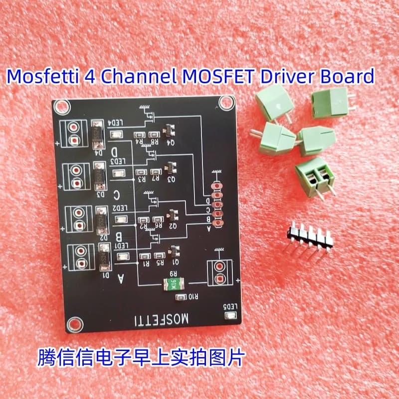 5757 Mosfetti 4 Channel MOSFET Driver Board by Monk Makes ESP32