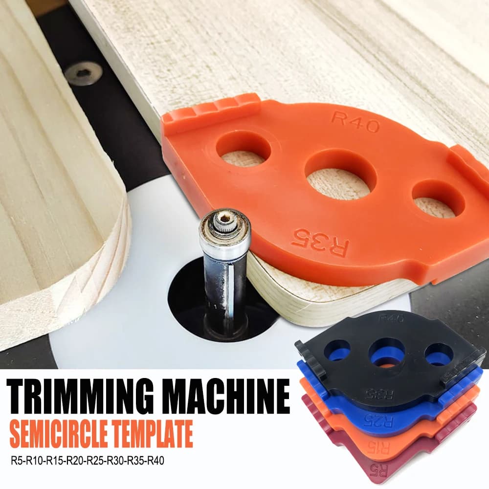 Arc Template Trimming Machine Engraving Machine Round Corner Template R Gauge Electric Wood Milling DIY Woodworking Tools
