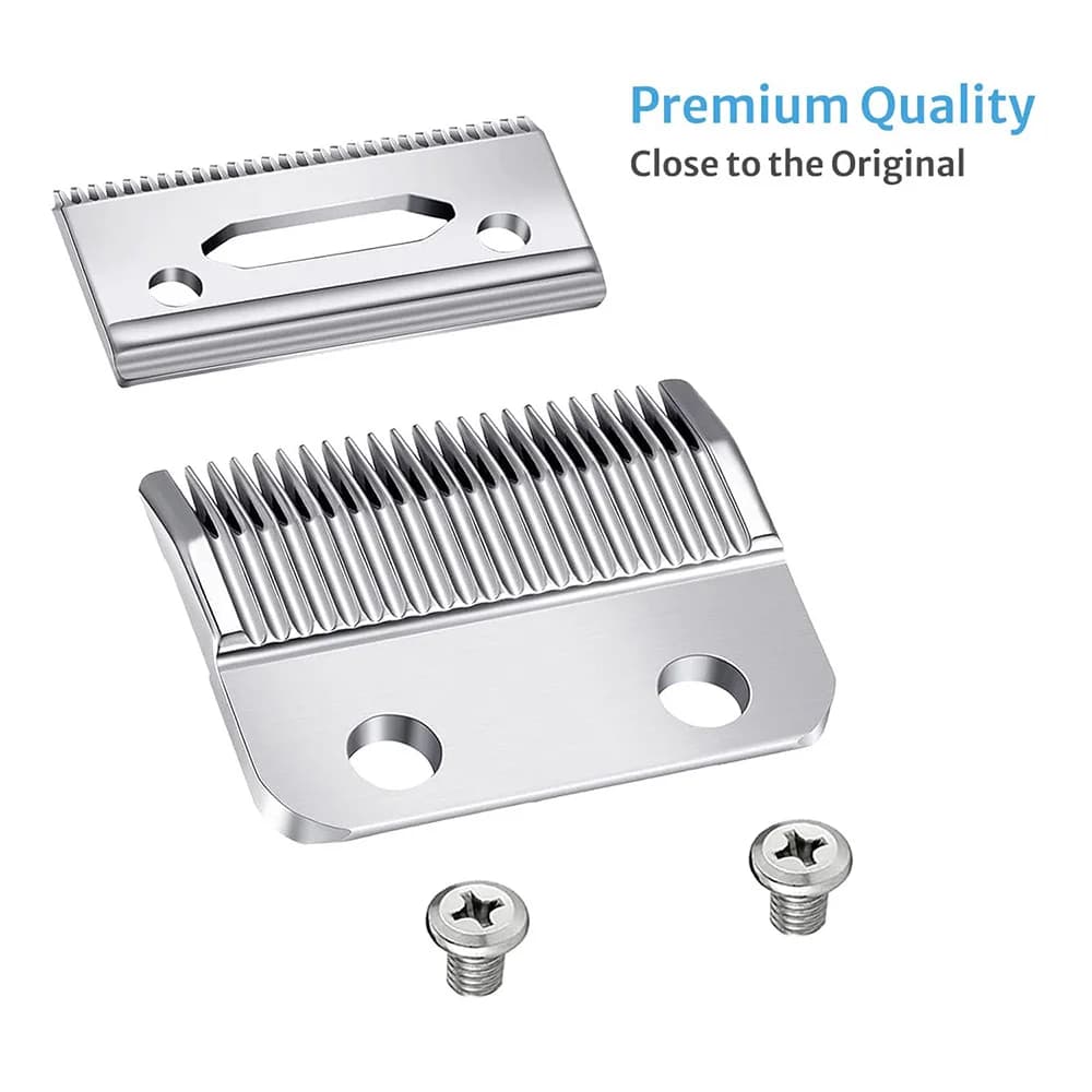 Professional Replacement Clipper Blades 2 Holes Adjustable Hair Clippers Blades Compatible with WAHL Cordless Hairdressing Tools